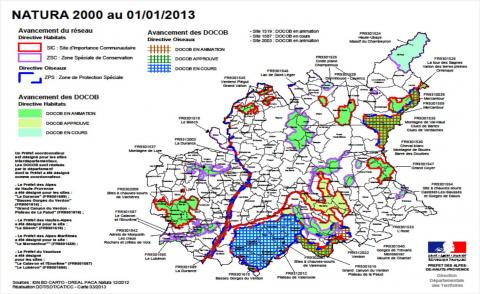 Sites Natura 2000 des Alpes de Haute Provence 