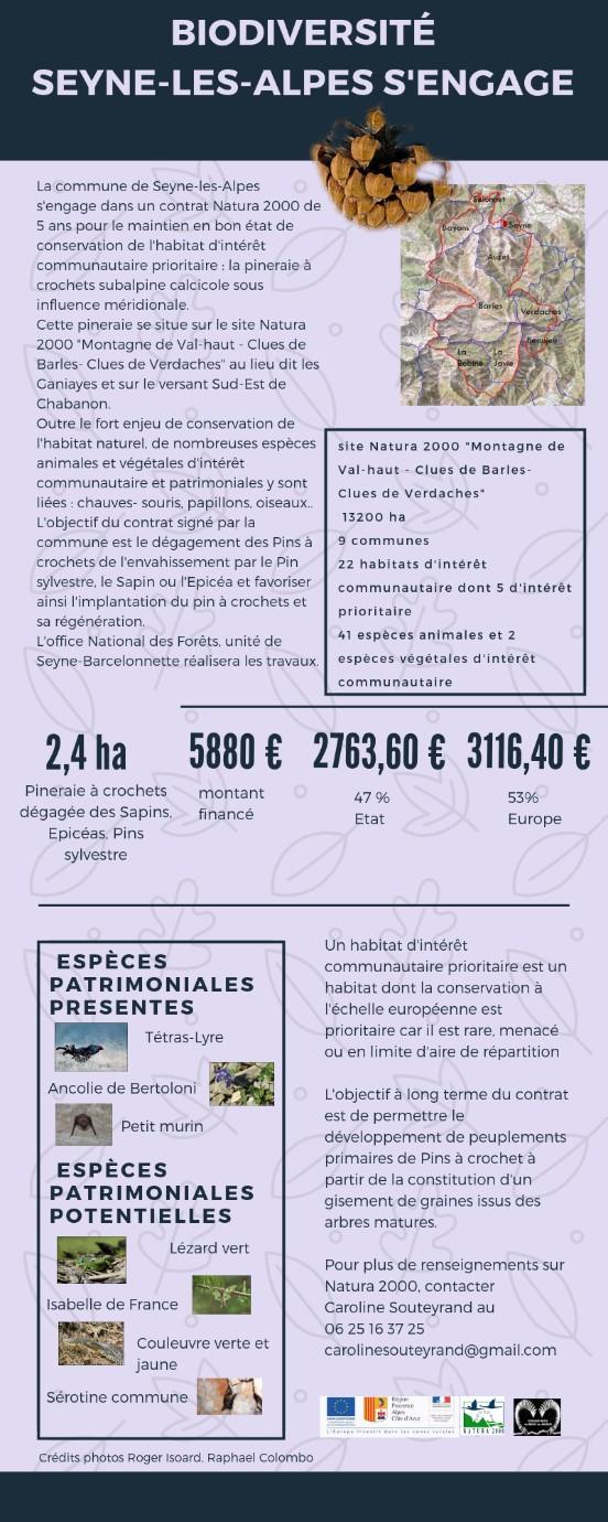 Biodiversité : seyne s'engage